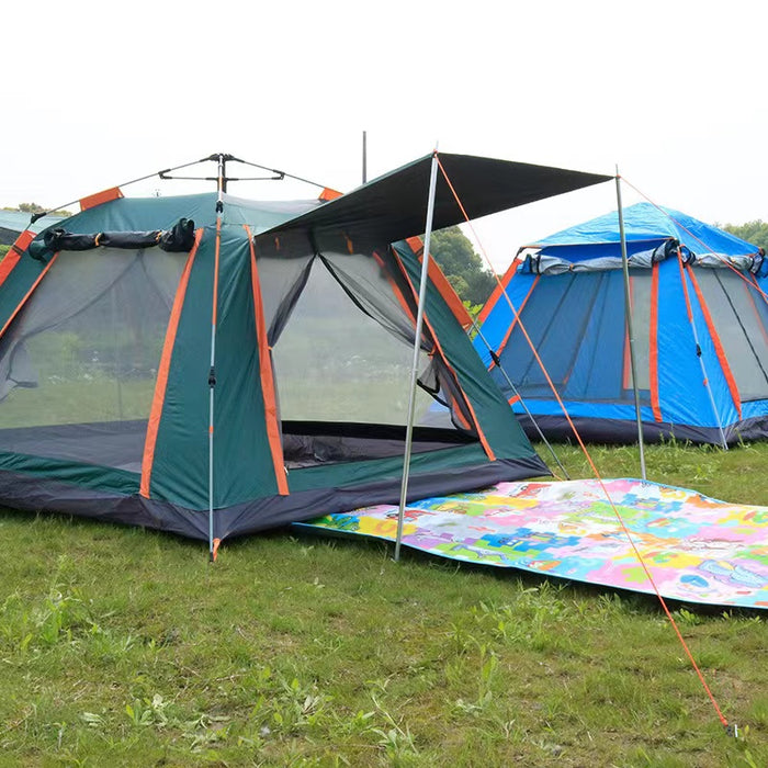 Outdoor Automatic Instant Pop Up Tent Camping Tent 4 People Waterproof Double Layer