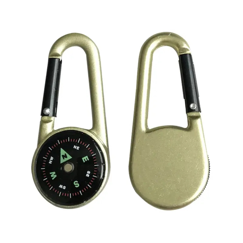 Mountaineering Accessories Kit Carabiner Compass Whistle Survival Tool Set for Outdoor Camping