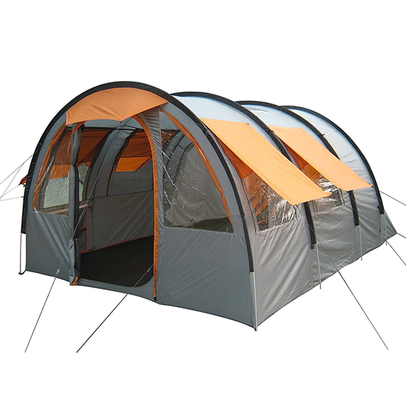 Tunnel Tent Outdoor Camping Equipment Portable Folding Waterproof Thickened Four Season 3-4 Person
