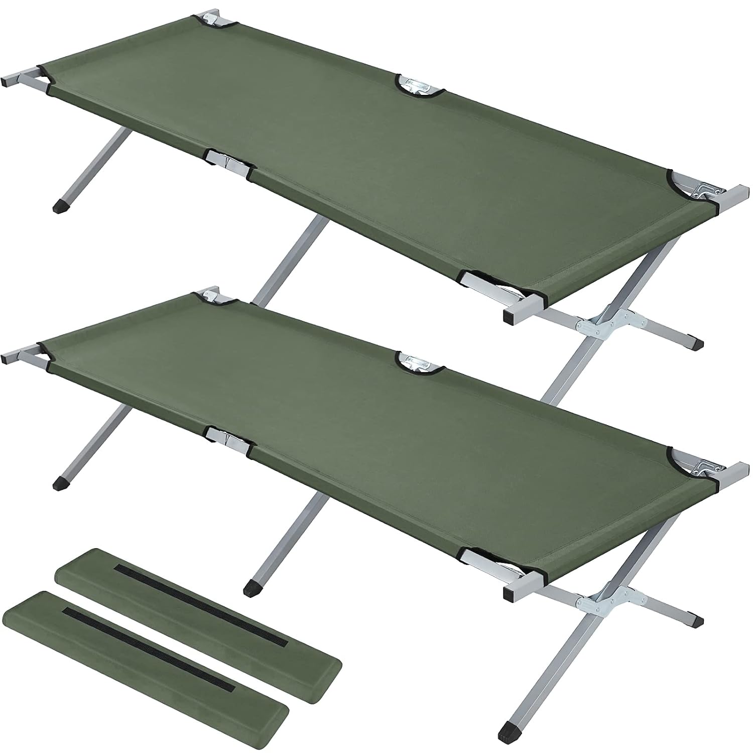 Camping Folding Bed Cot Portable Military Style Sleeping Cot with Carry Bag for Outdoor