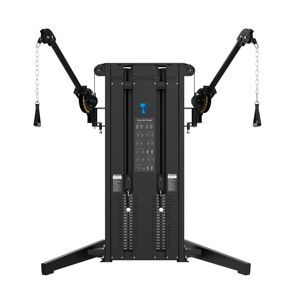 Commercial Cable Machine Dual Adjustable Pulley Functional Trainer Gym Equipment