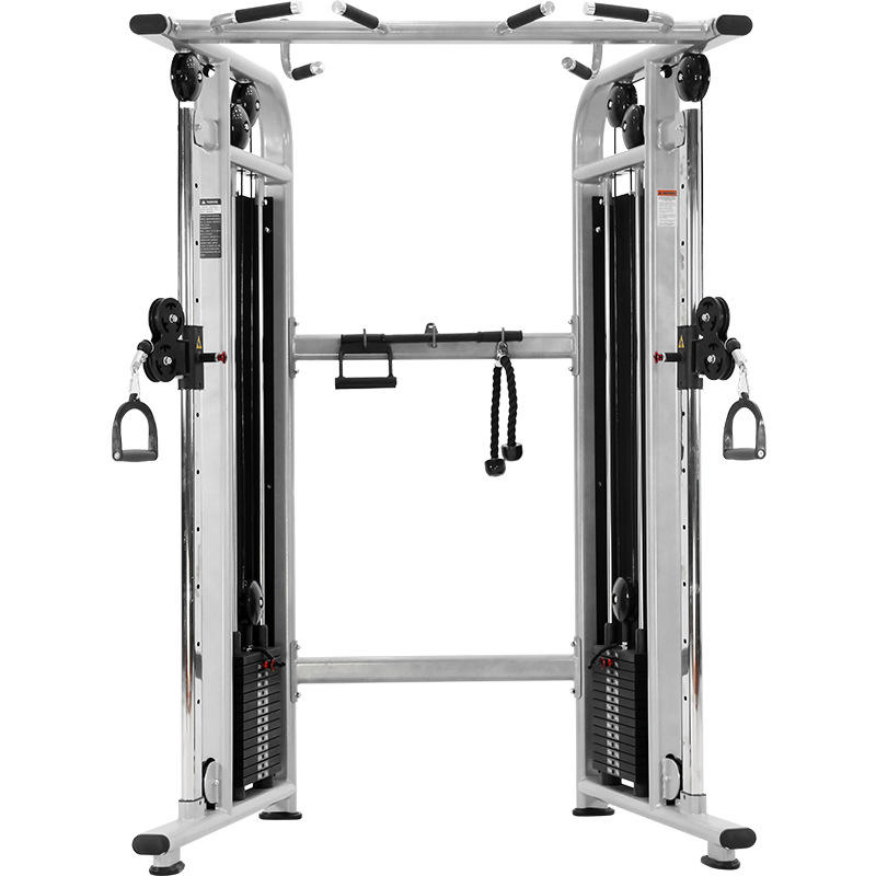Gym Fitness Fusion Smith Machine Dual Adjustable Pulley Combo Trainer