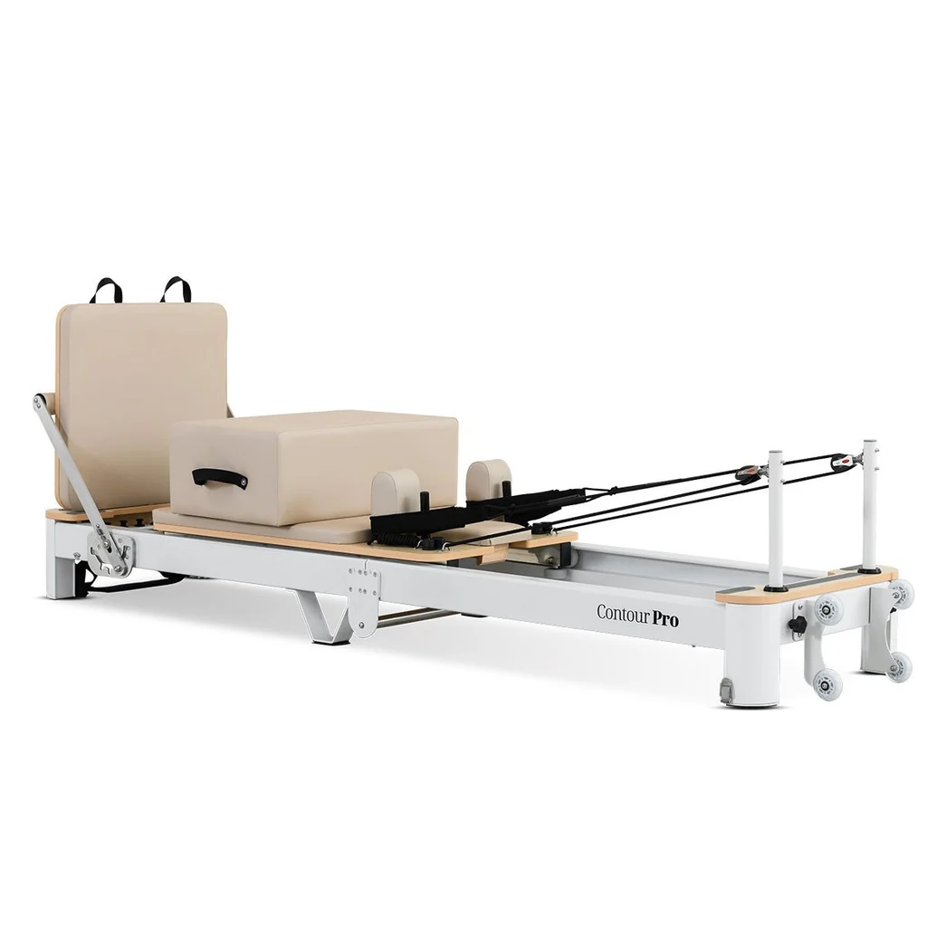 Pilates Reformer Aluminum Folding Reformer Bed Home Fitness Studio Equipment
