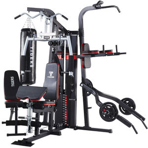 Multi Station Home Gym 4 Station Fitness Trainer Strength Training Equipment