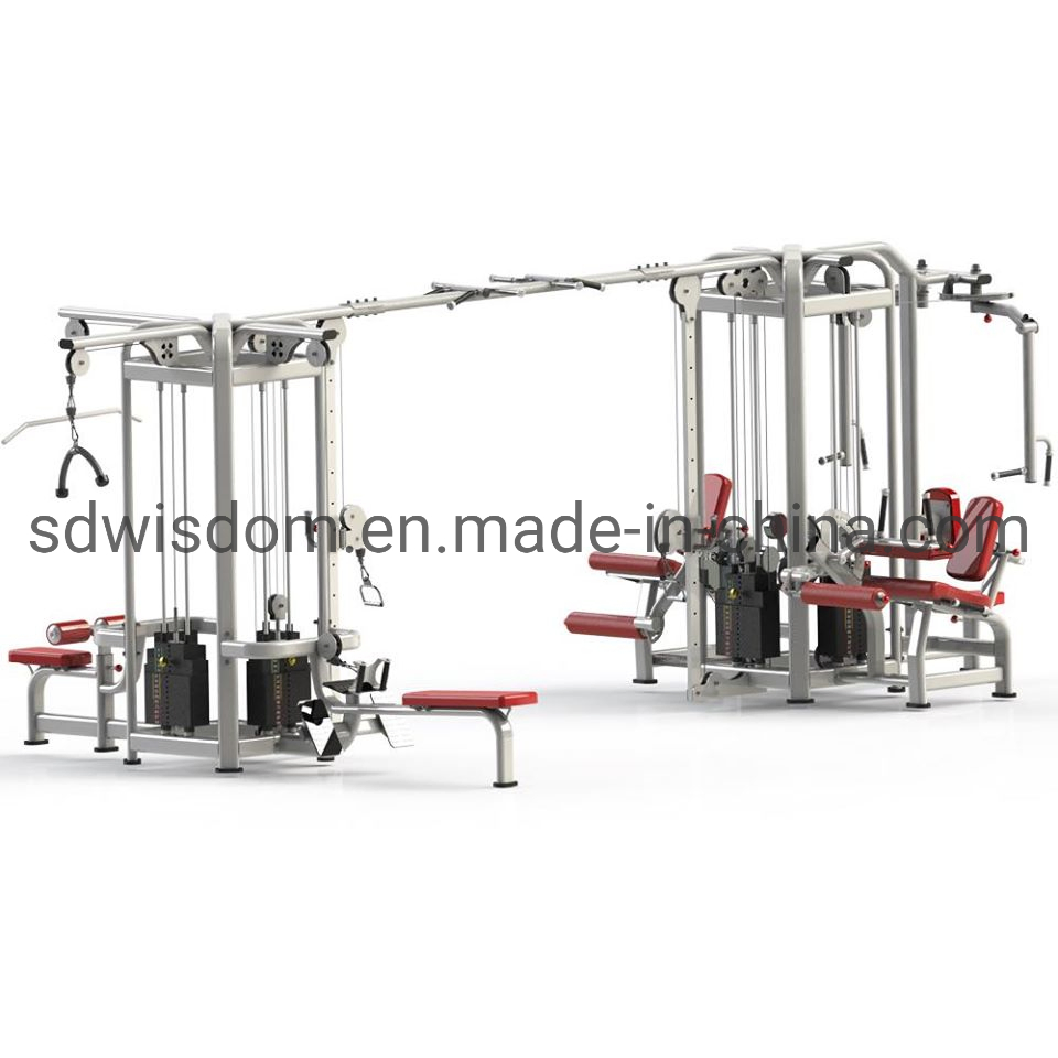 8 Station Multi Jungle Machine Commercial Gym Equipment Multi Function Trainer