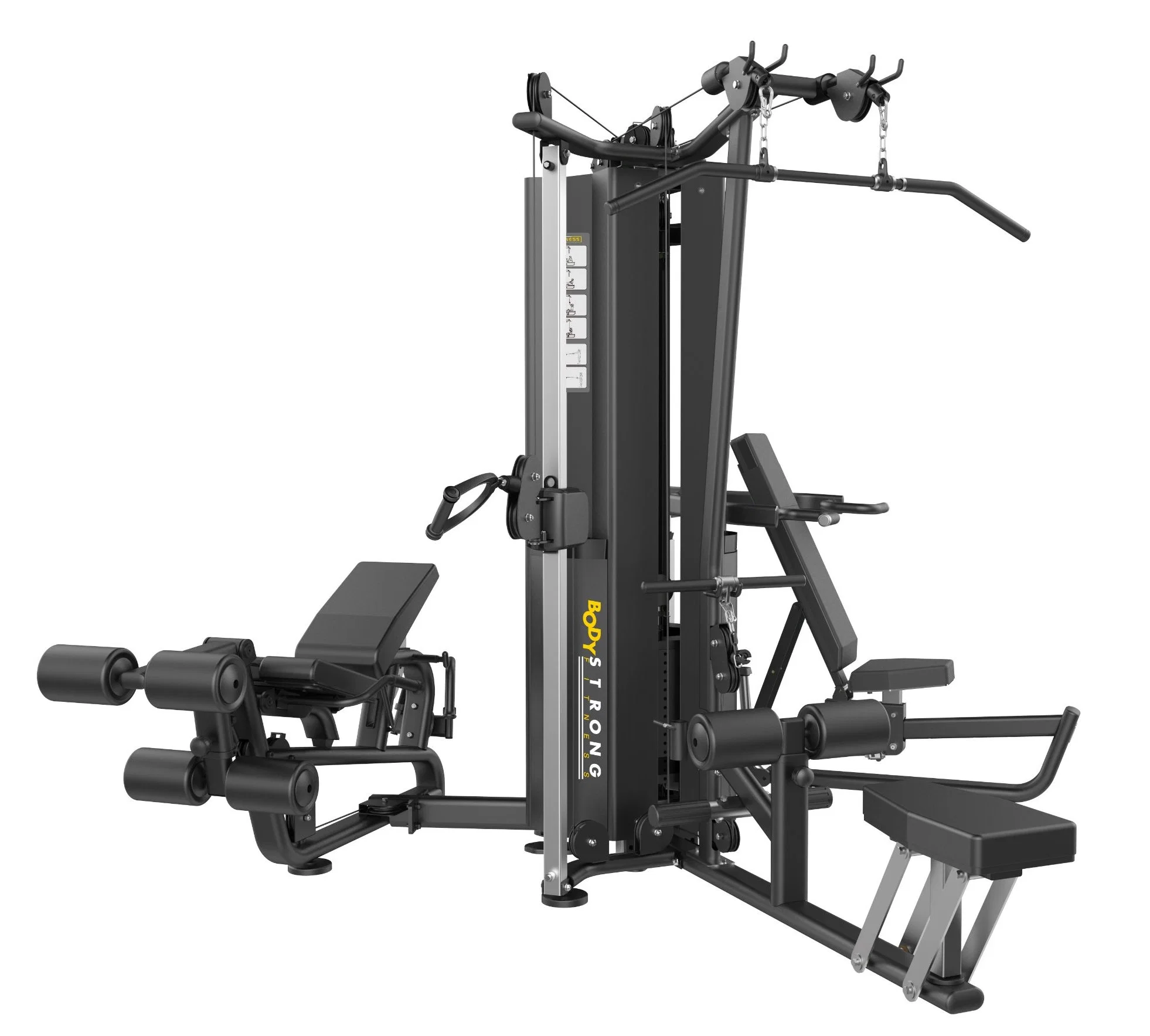 3 Station Multi Gym Machine Commercial Fitness Equipment Strength Trainer