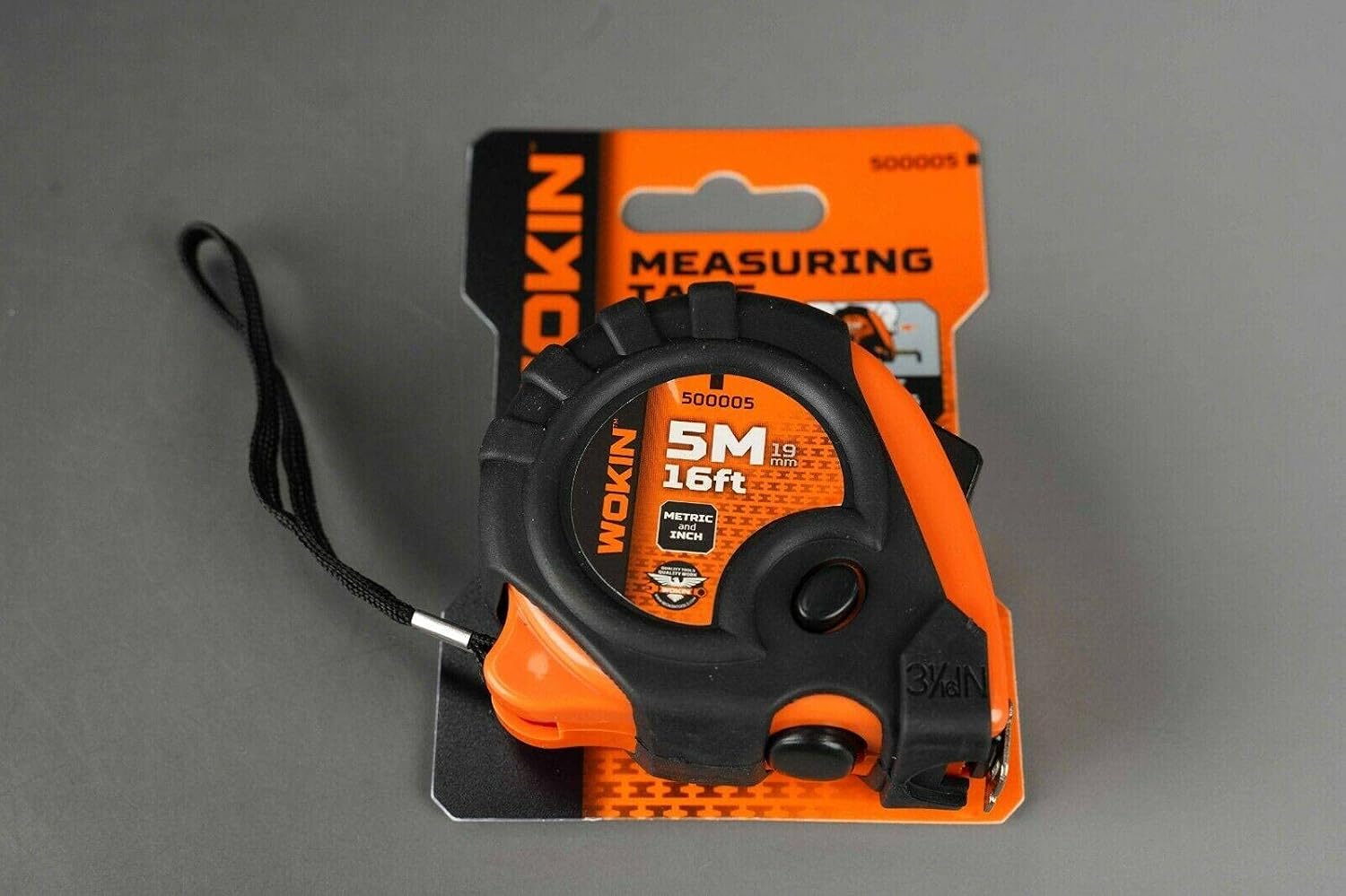 WOKIN Measuring Tape 5m/16ft Retractable Tape Measure Metric and Imperial