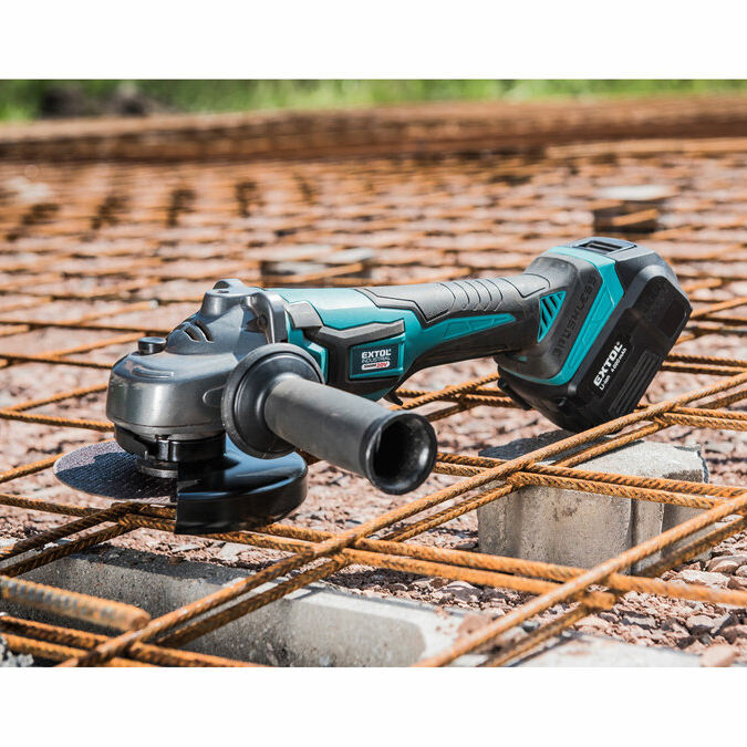 NANWEI 20V Cordless Angle Grinder Brushless 125mm Lithium Battery Cutting Grinding