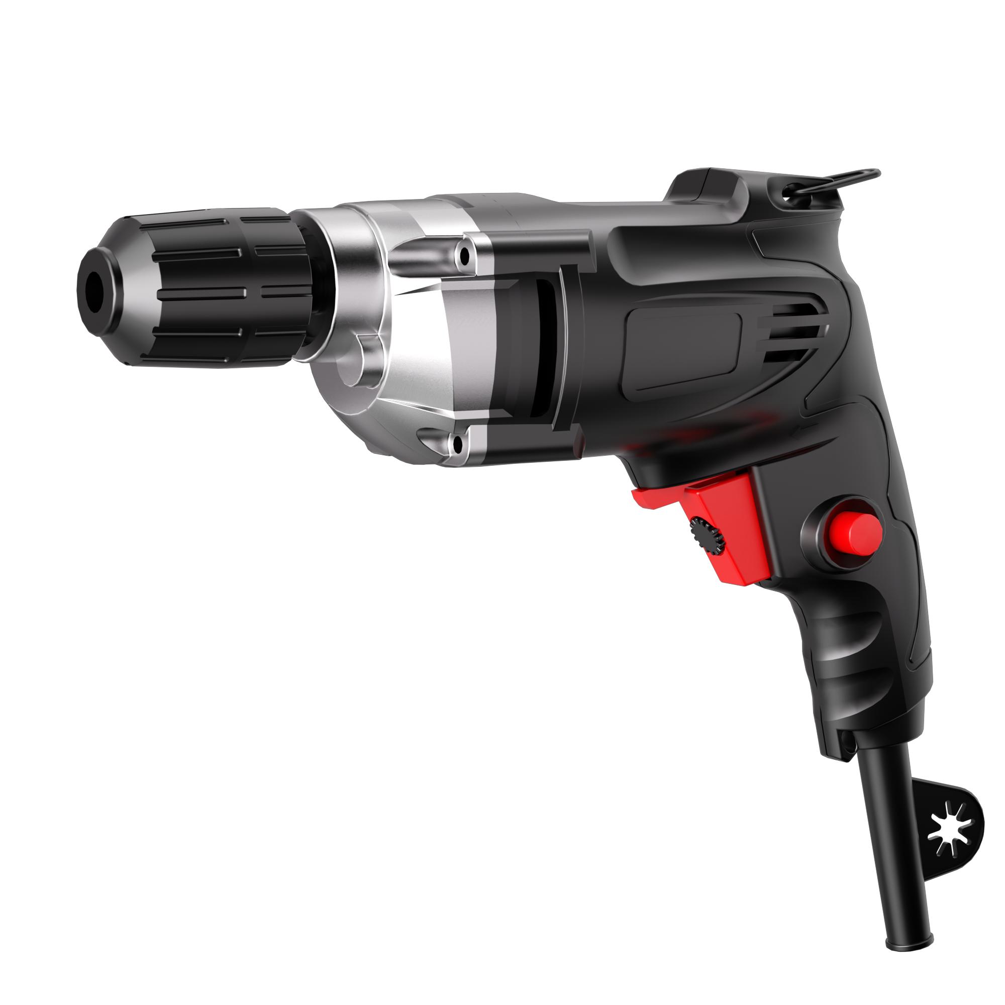 UYUSTOOLS Electric Drill 500W 10mm Key Chuck Hand Drill Industrial Power Tool