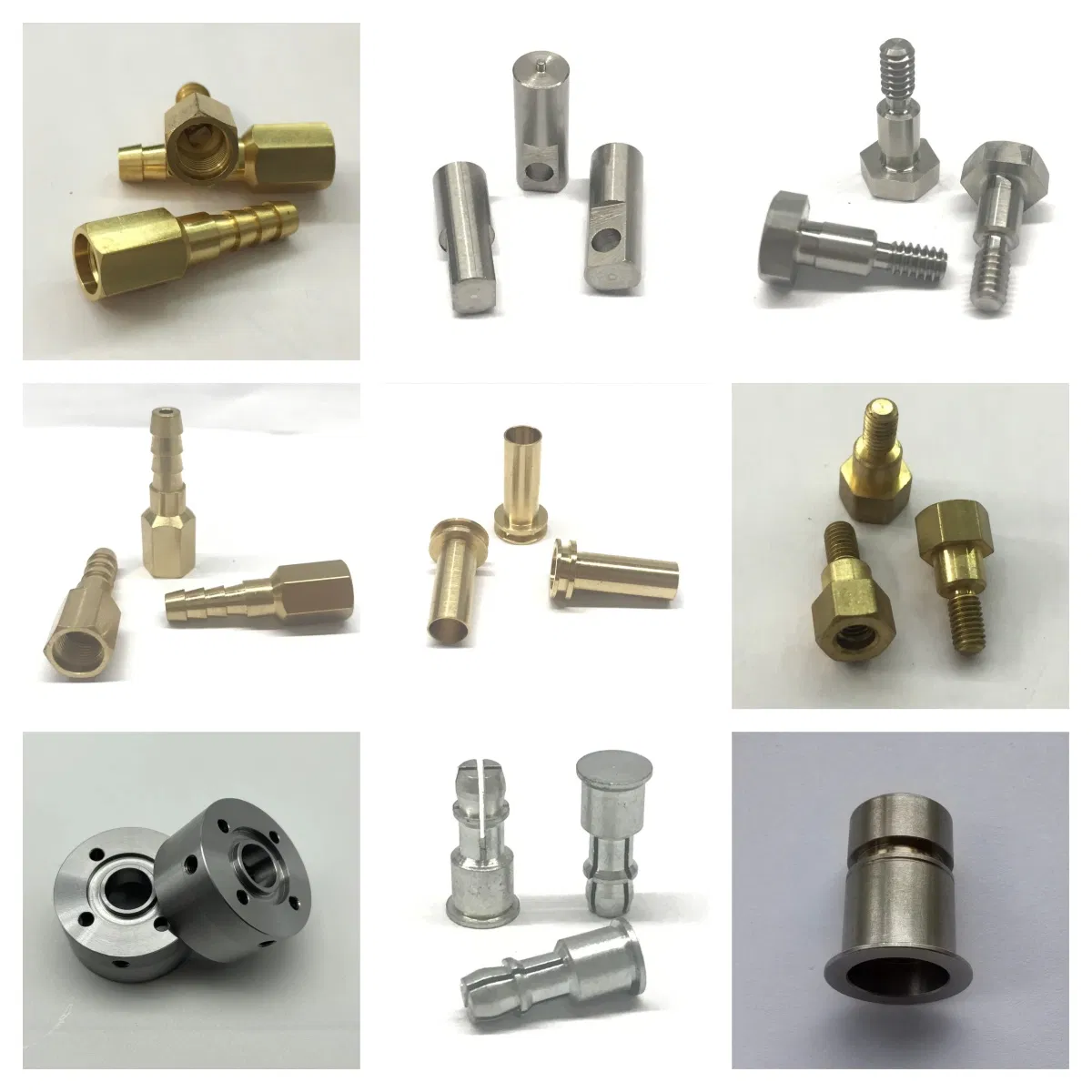 Brass CNC Machining Parts Connector Fittings Precision Copper Components
