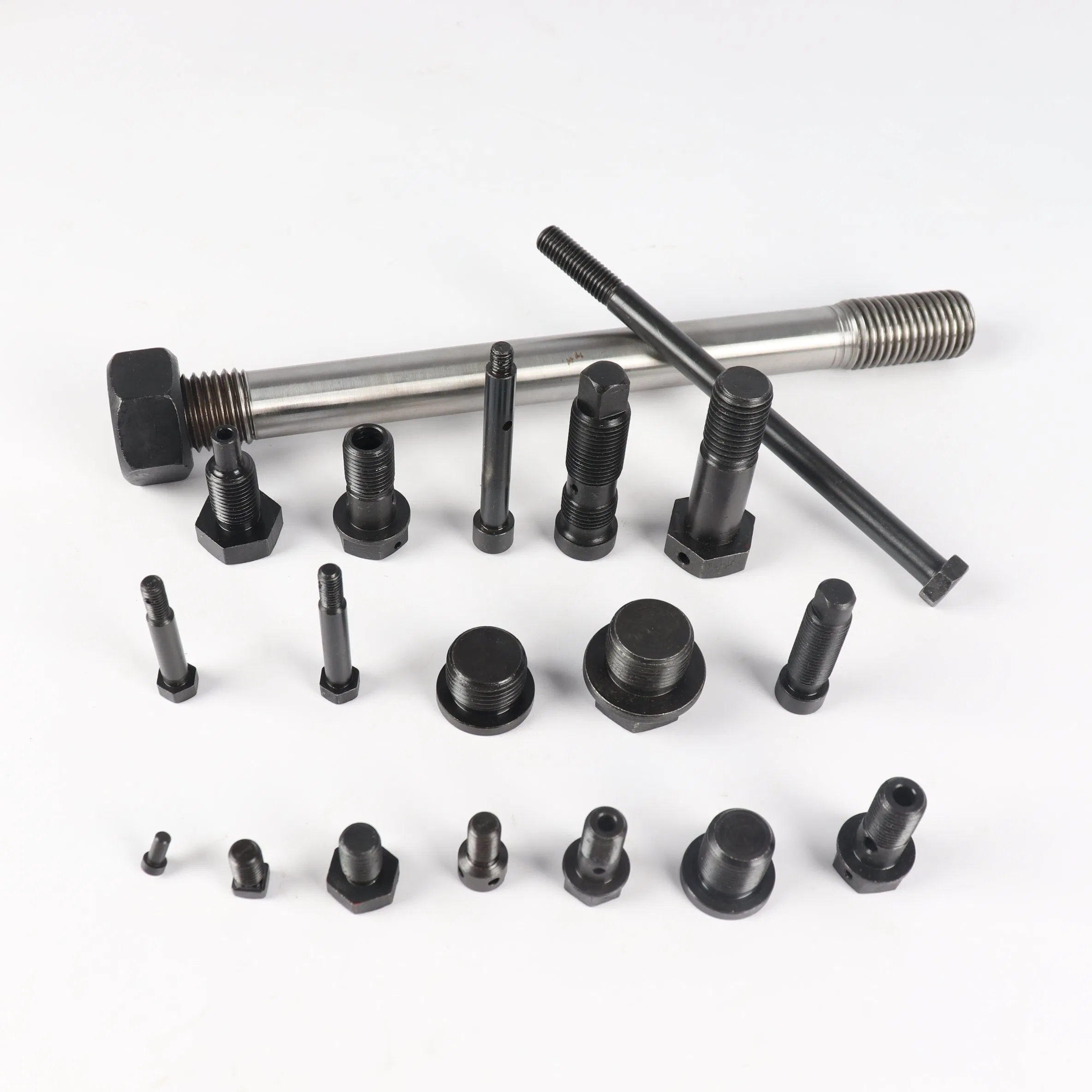 Aluminum CNC Turning Parts Auto Fasteners Bolts Nuts Custom Hardware