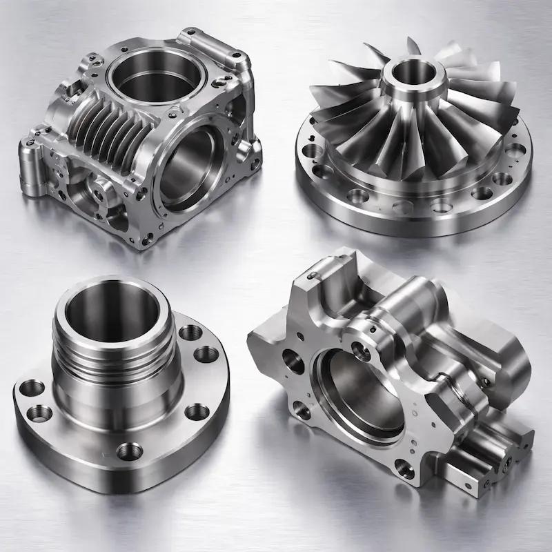 Inconel 718 CNC Machining High Temperature Turbine Components Hot Section Parts