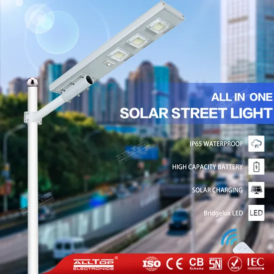 120W All in One LED Solar Street Light IP65 Outdoor