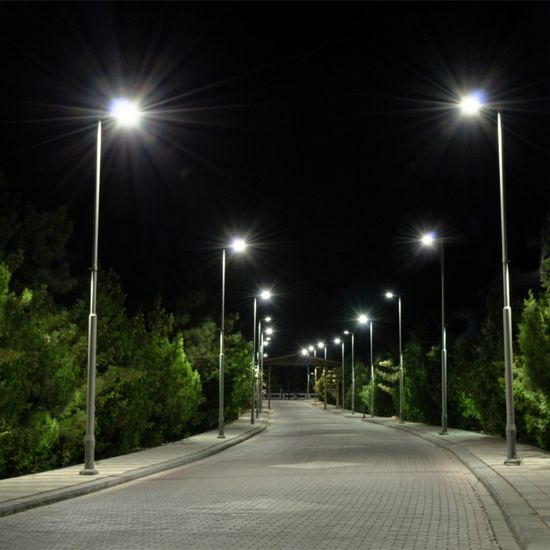 50W LED Street Light Slim Design Residential