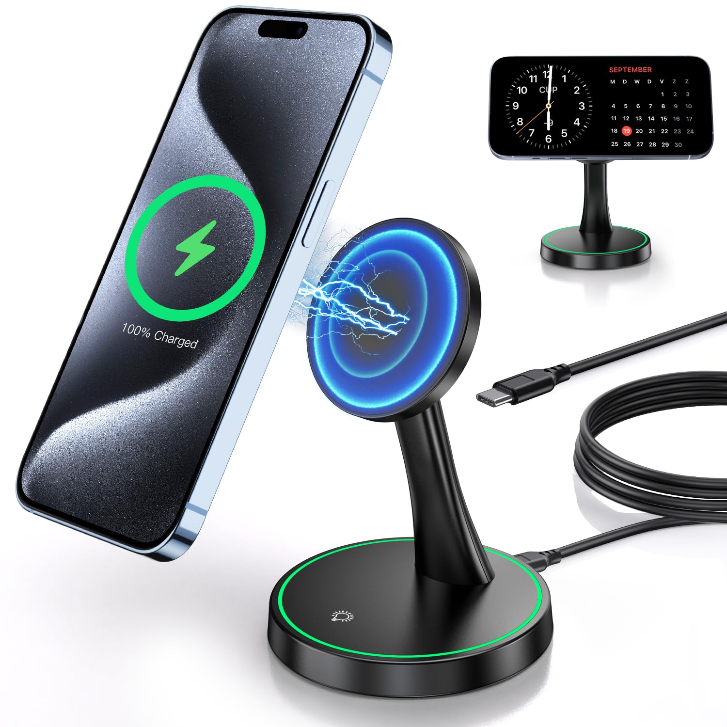Magnetic Wireless Charger 15W Mag-Safe Compatible