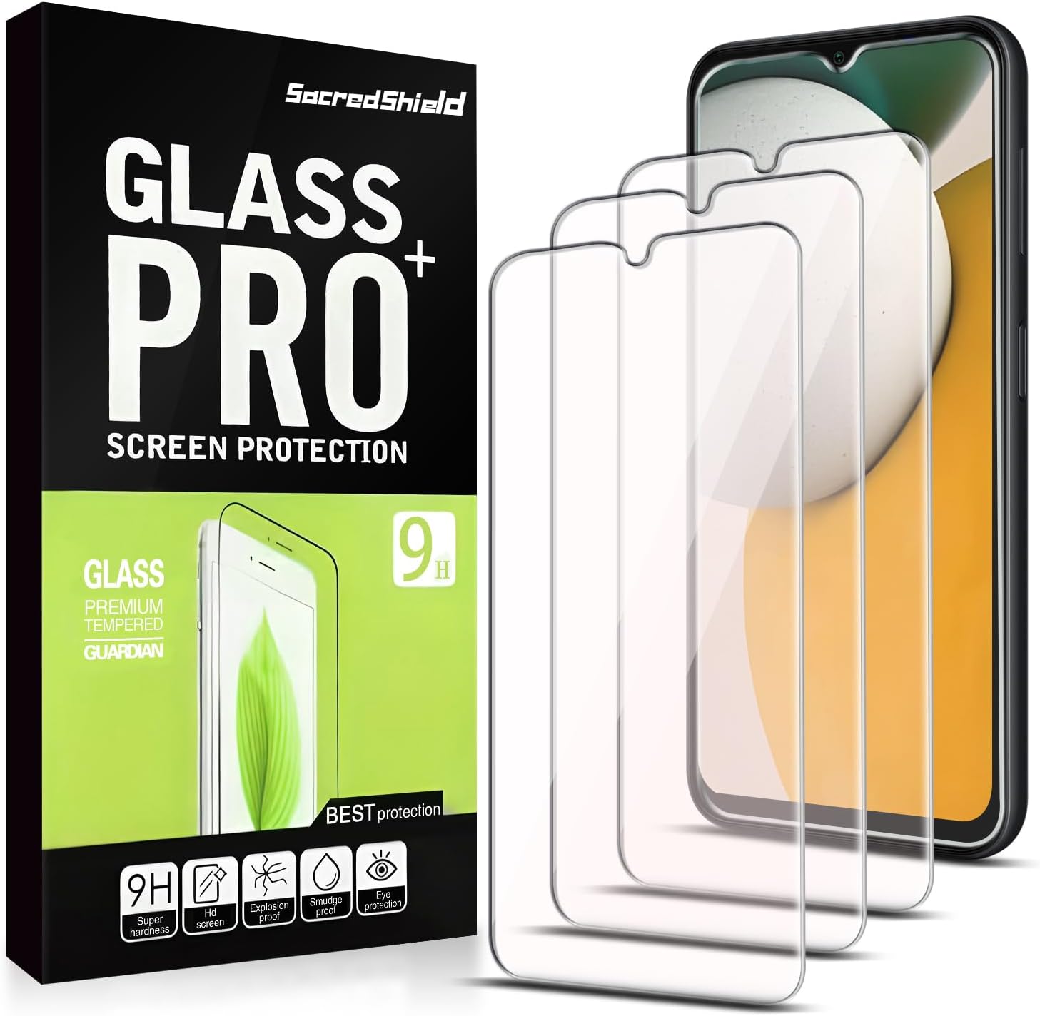 Tempered Glass Screen Protector 3-Pack