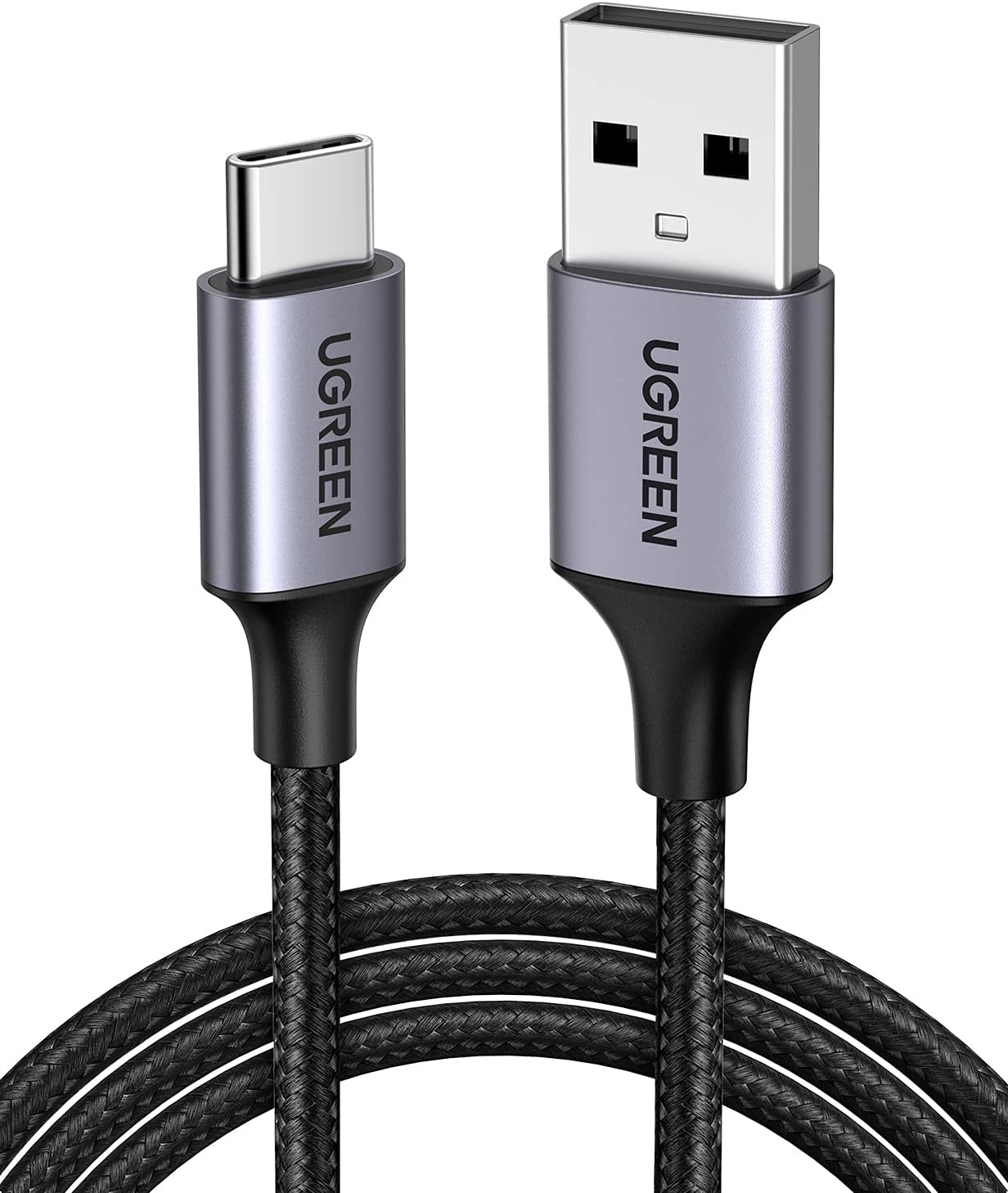 USB-A to USB-C Fast Charging Cable Nylon Braided 480Mbps