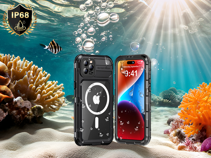 Waterproof Phone Case for iPhone 15 Pro Max