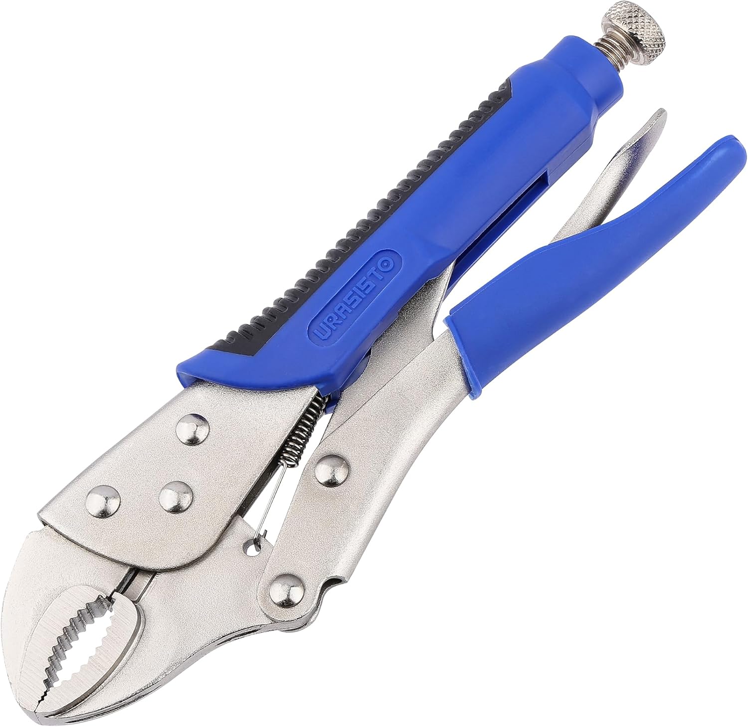 10 Inch Locking Pliers Curved Jaw with Release Lever