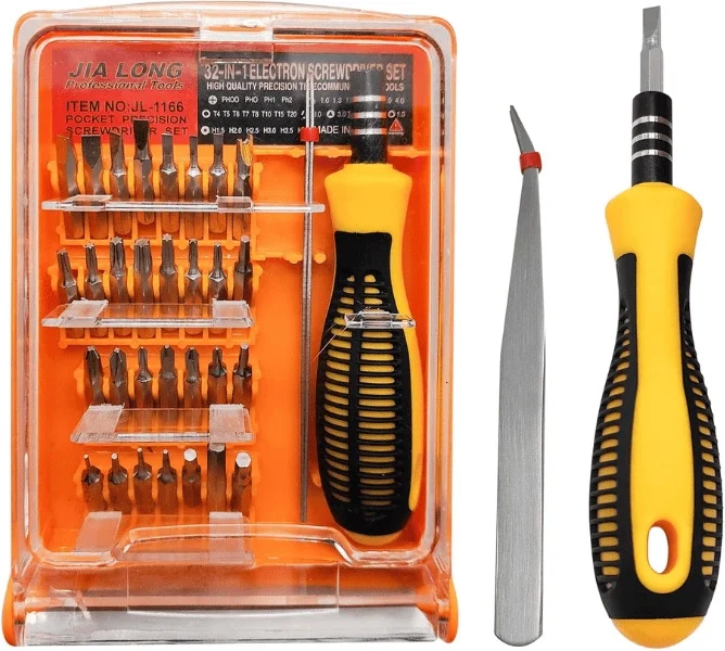 Precision Screwdriver Set 32 Piece Magnetic Repair Kit