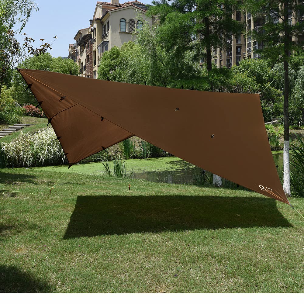 Waterproof Tarp Shelter Camping Rainfly Outdoor Canopy