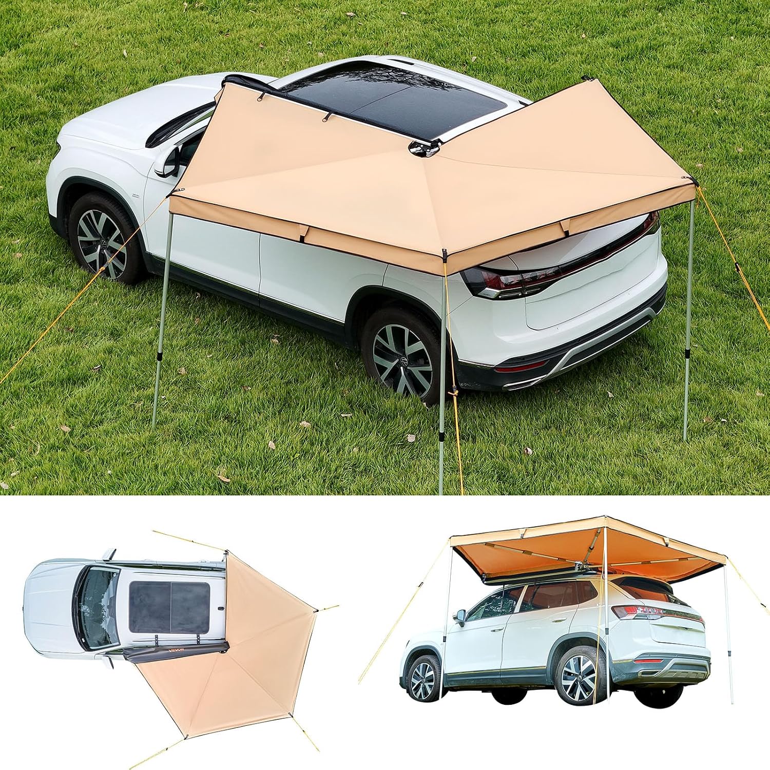 270 Degree Car Awning Side Shade SUV Camping