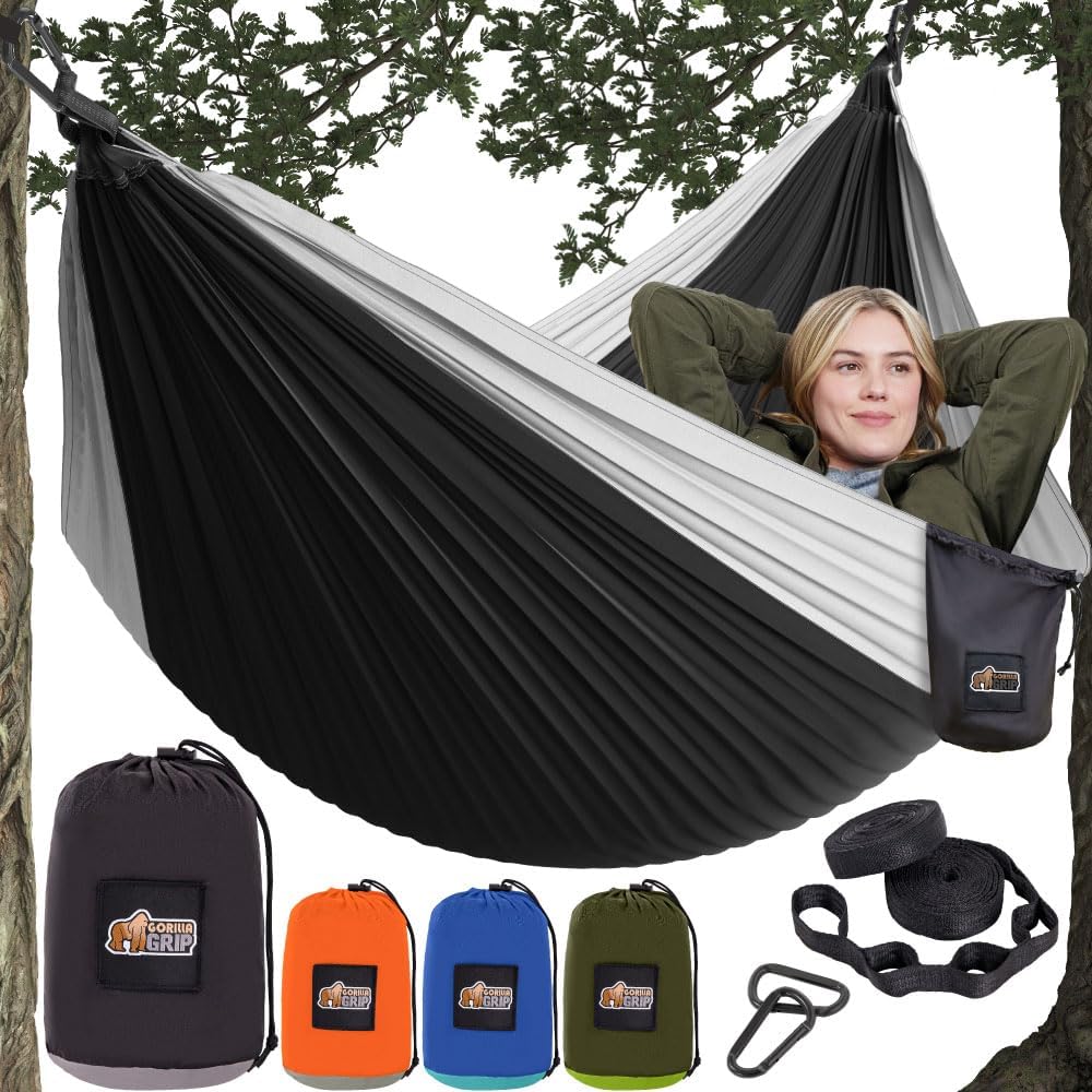Hammock with Tree Straps Portable Camping Outdoor