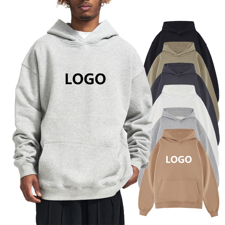 Custom Pullover Hoodie Fleece Sweatshirt Streetwear