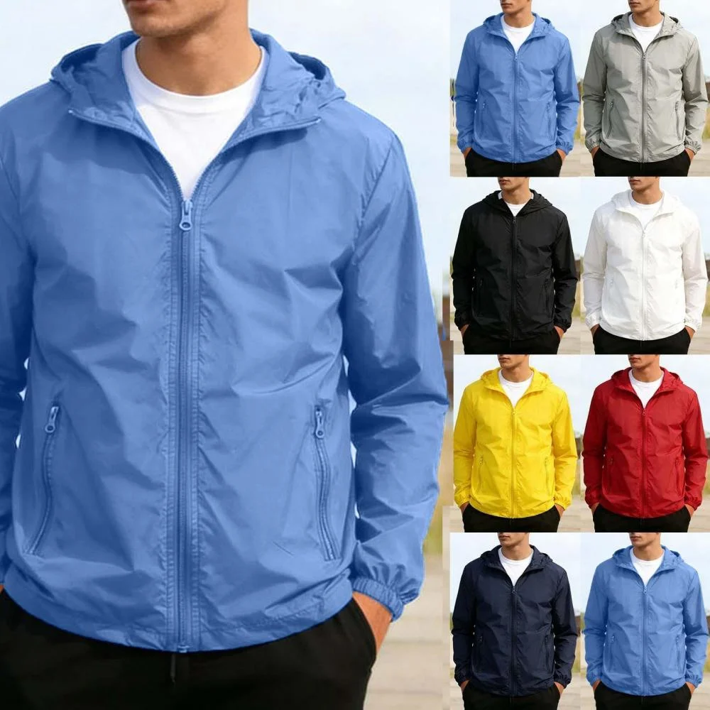 Men's Casual Jacket Windbreaker Outdoor Coat