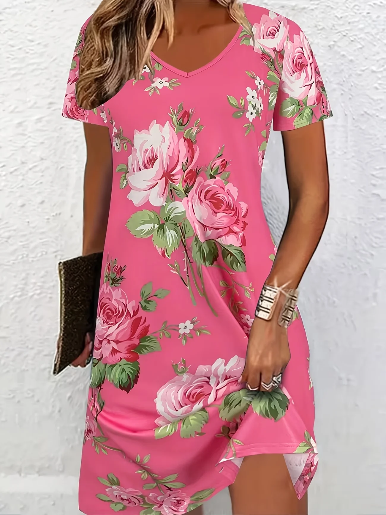 Women's Casual Dress Summer Floral Print