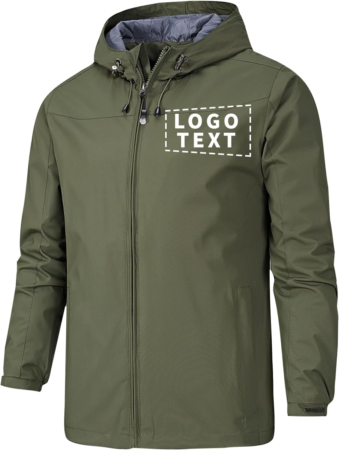 Custom Hooded Jacket Waterproof Windbreaker