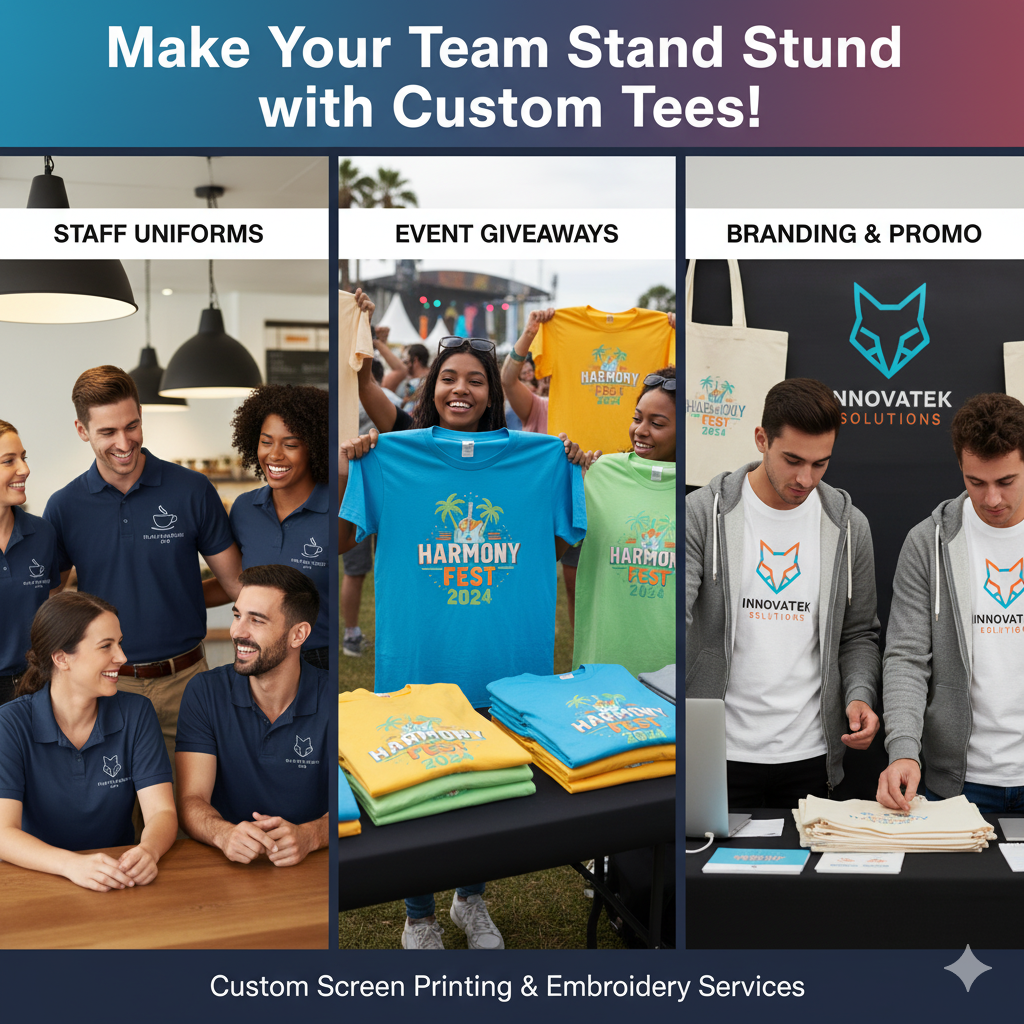 Custom T-Shirt Promotional Event Tee