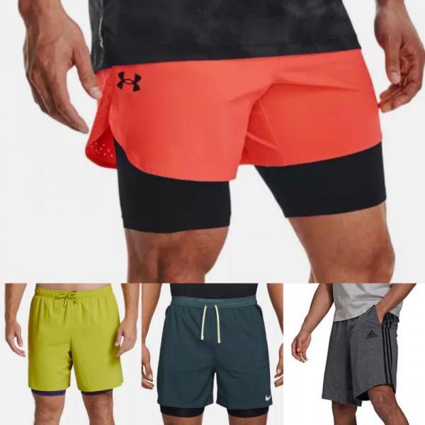 Men's Workout Shorts Gym Athletic Running