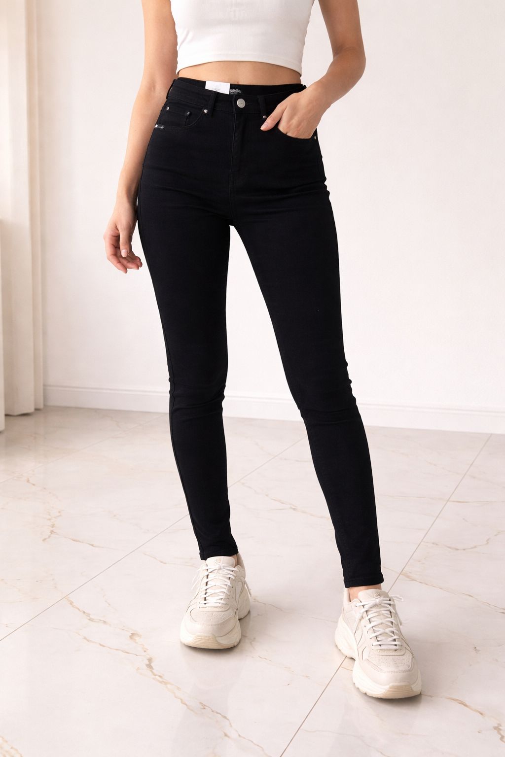 Women's High Waist Skinny Jeans Denim