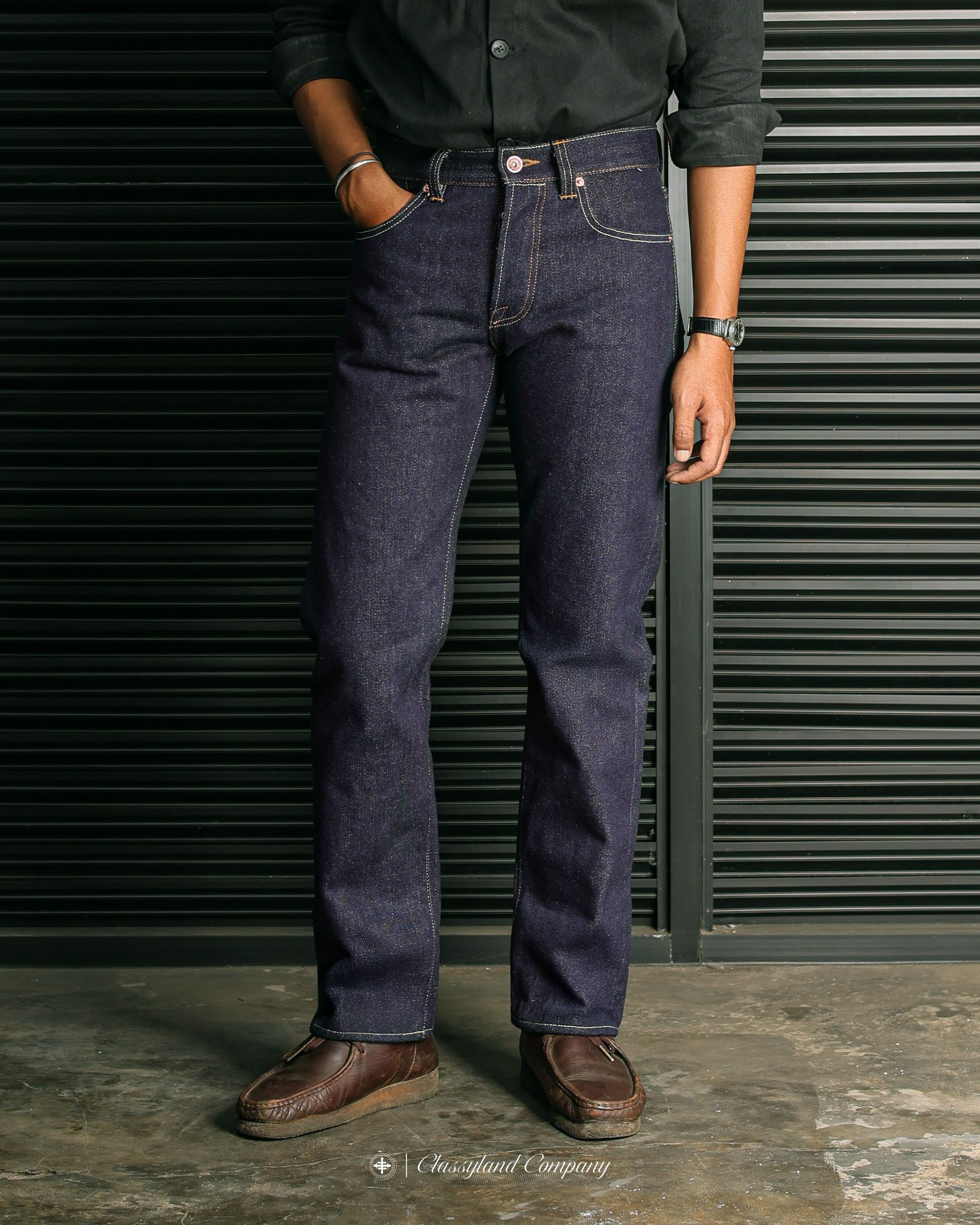 Premium Selvedge Denim Jeans Raw Unsanforized