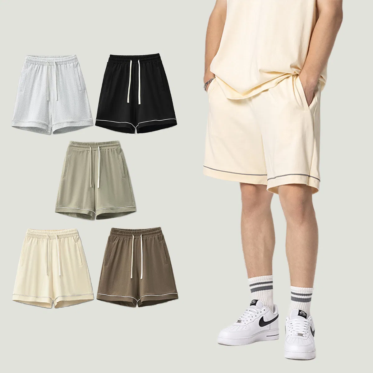 Custom Shorts Cotton Sweat Shorts