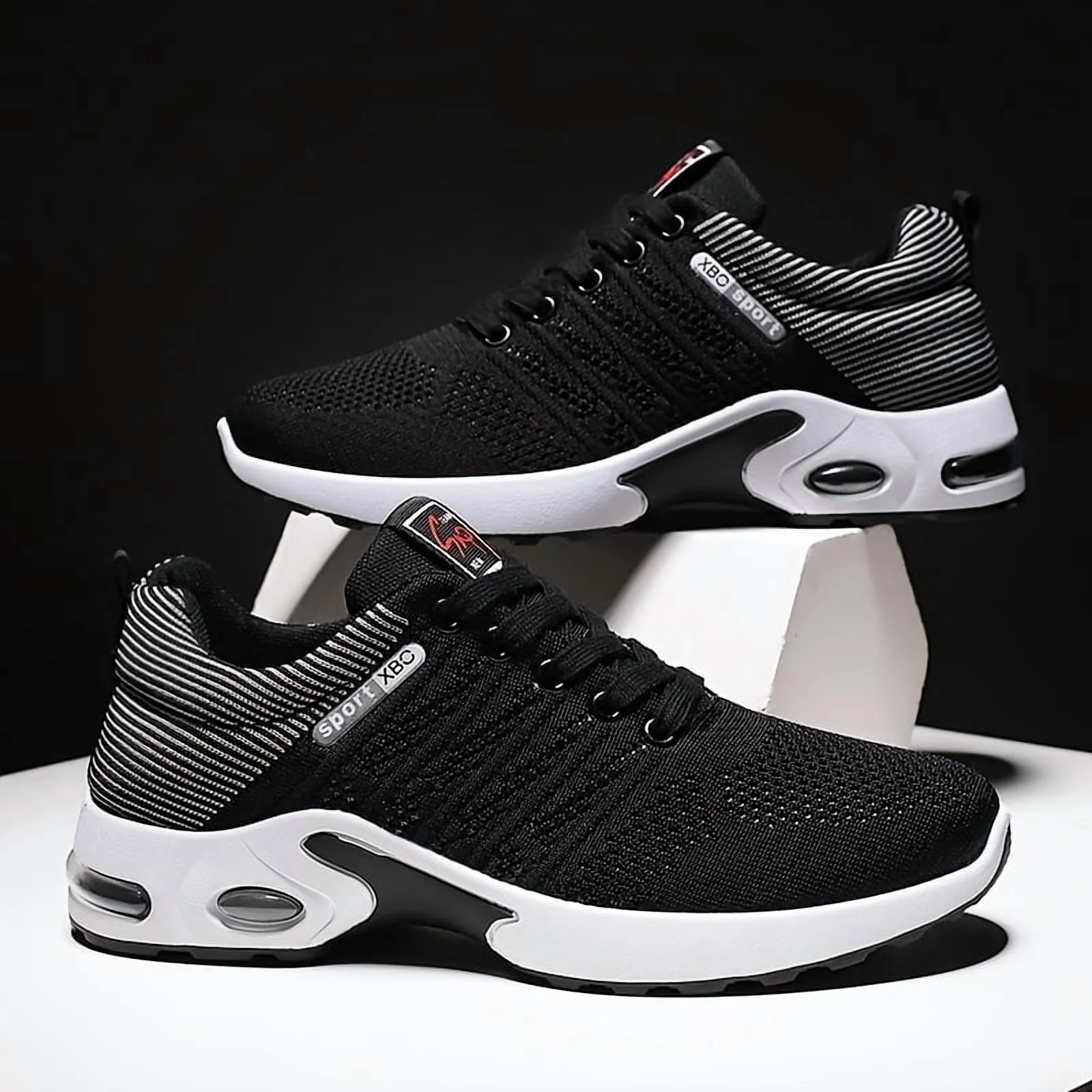 Men's Knit Running Shoes Lightweight