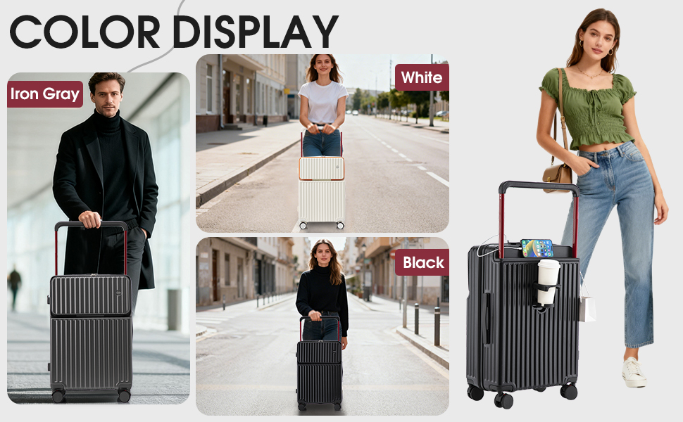 Carry On Luggage 20 Inch Spinner