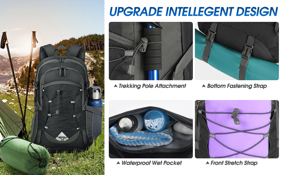 Custom Hiking Backpack 40L Outdoor Trekking