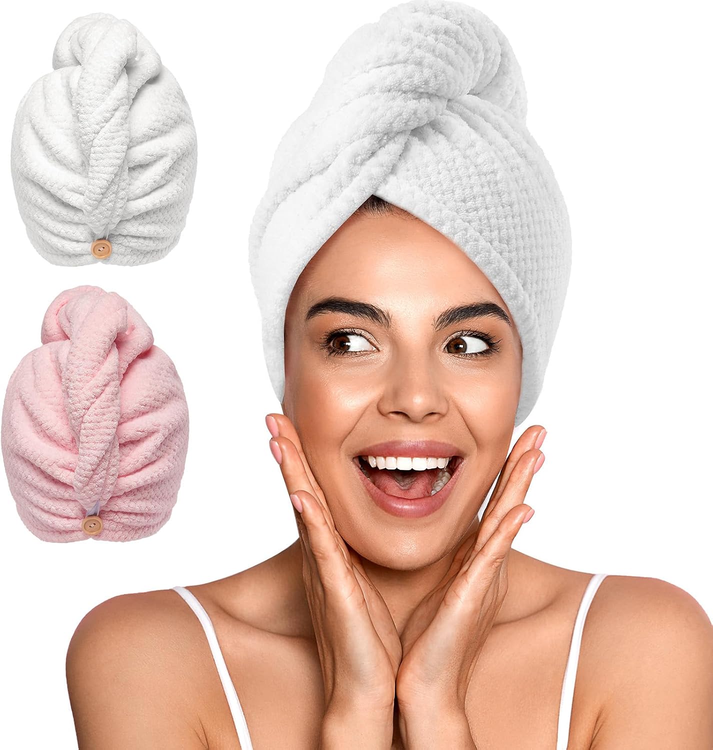 Hair Towel Wrap Microfiber Turban