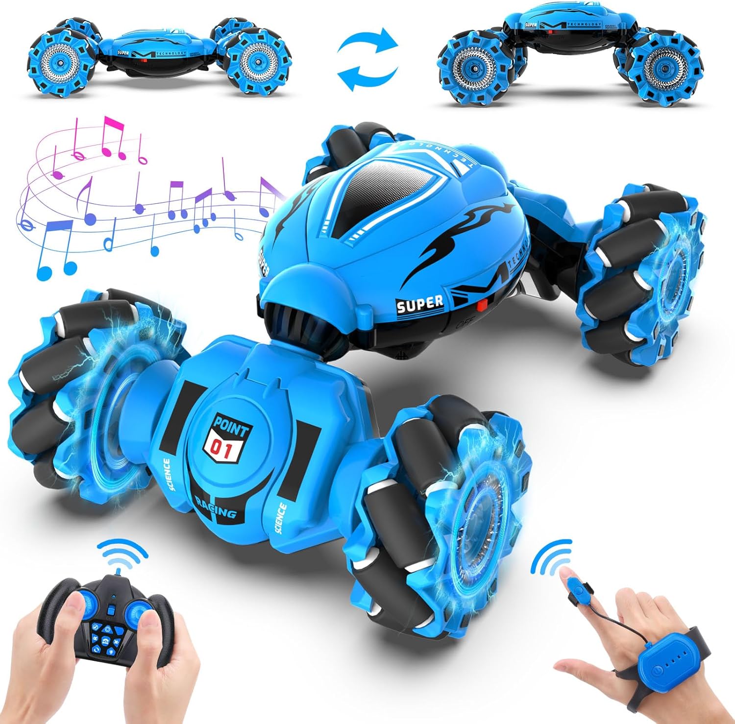 Remote Control Stunt Car 360 Rotation Toy