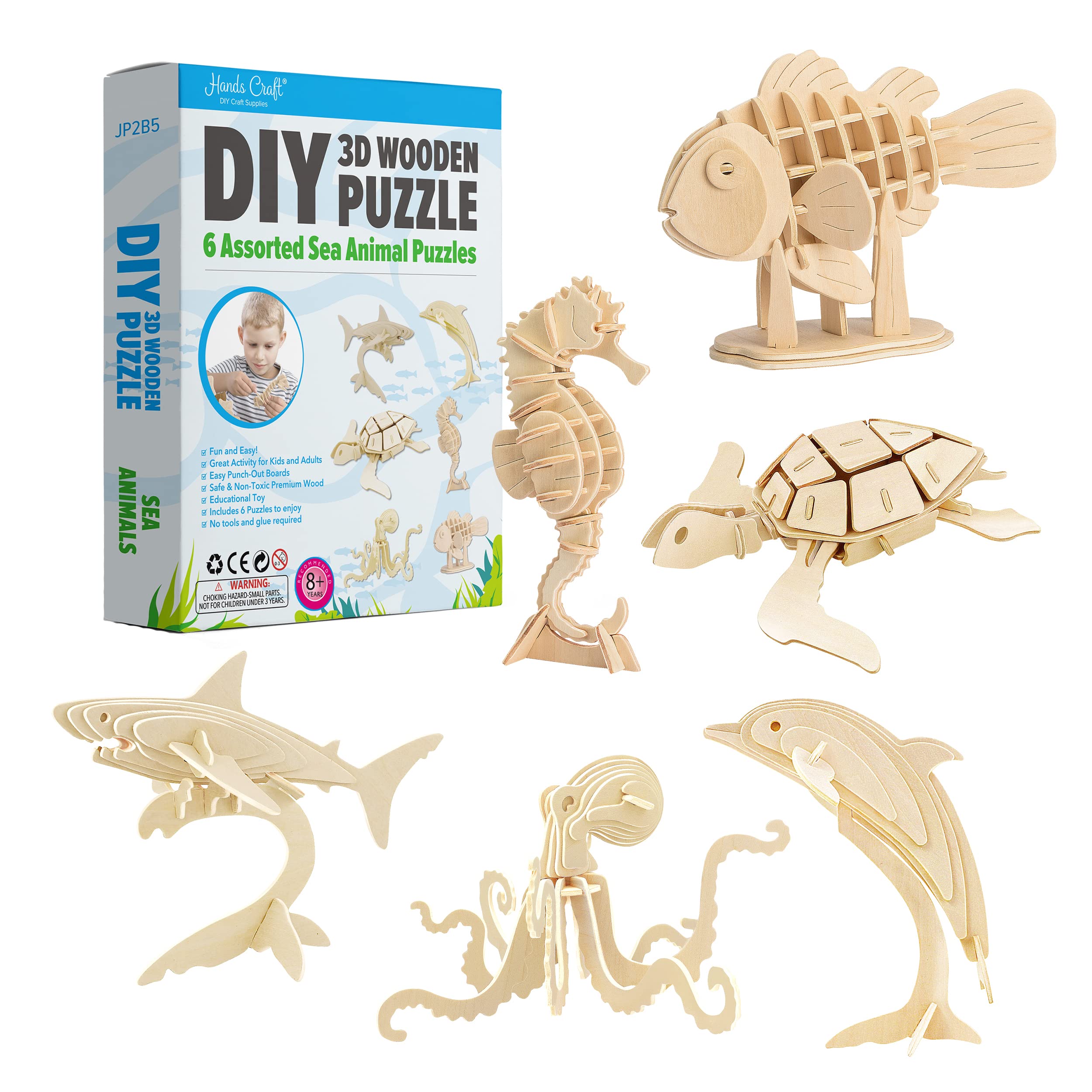 DIY Wooden Puzzle 3D Puzzle Toy