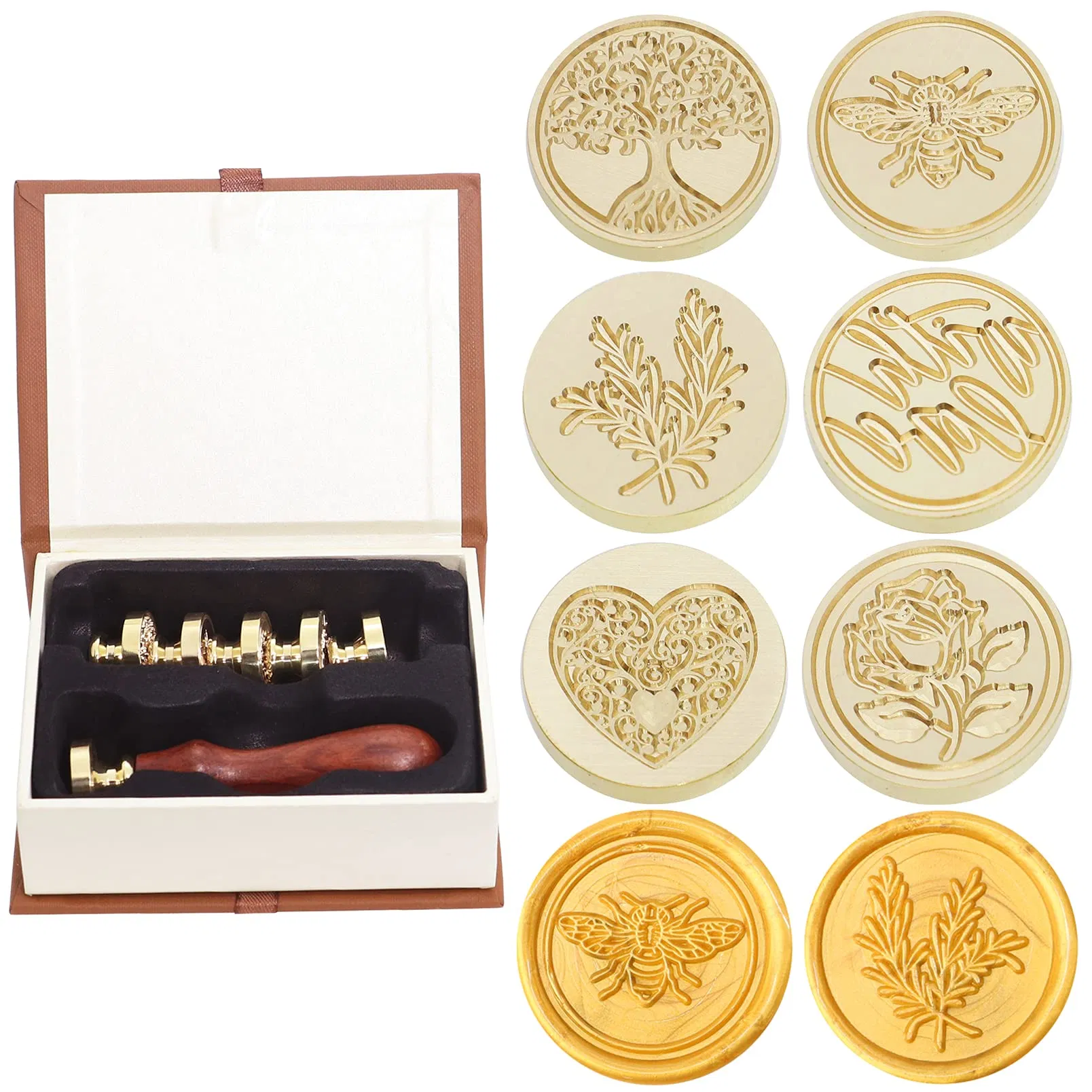 Custom Seal Wax Stamp Kit Wedding Invitation