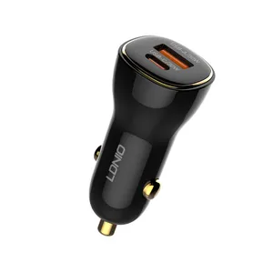 Ldnio C103 12-24V PD USB-C Car Charger QC3.0 Dual Port 60W