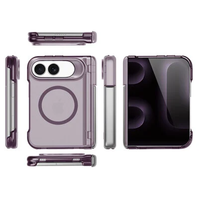 iPhone 18 Duo Fold Matte Magnetic Case with Stand