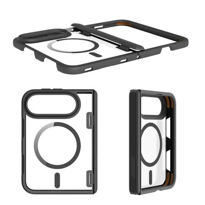 Shockproof Clear Echo Surf TPE Phone Case for iPhone 18 Fold Duo