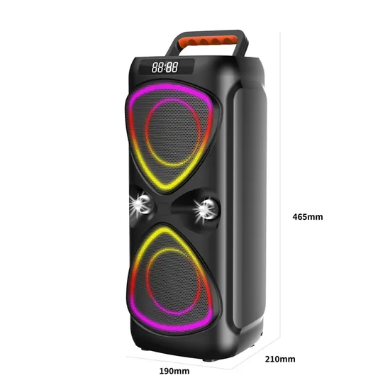ABS4219 Bluetooth Karaoke Party Speaker with RGB Lights for Home