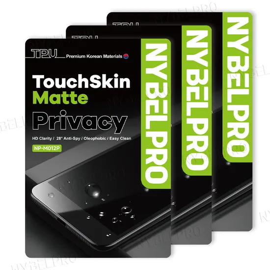 Frosted 28 Degree Privacy Hydrogel Film Oil/Fingerprint-Resistant for Smartphones